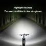 BIKIGHT B4 120dB Tweeter Anti-Fog Bicycle Headlight Smart Light Sensing Digital Display Wireless Remote Control Bike Light for Night Cycling