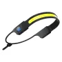 Bikight LED+COB 3 Modes COB Running Headlamp USB Rechargeable Power Dispaly Waterproof Headlight Head Torch for Camping Dog Walking Fishing Hiking Search Light