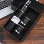 500ml Vacuum Flask Set Stainless Steel Vacuum Cup with 3Pcs Double-use Covers Insulated Mug Leakproof Keeps Temperature Of Hot Cold Coffee Tea Milk For Hours Thermos Water Bottle Suitable For Backpacking Camping Traveling
