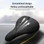 BENGGUO BG-0391 Soft Thickening High Elastic Silicone Bicycle Saddle Cover Comfy Breathable Waterproof Anti-slip Bike Seat Protector for MTB Riding