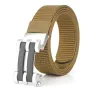TUSHI 125cm Tactical Nylon Belt Adjustable Wear-resistant Lightweight Waist Belt Buckle Belt Casual Sports Belts for Outdoor
