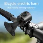 Bike Electronic Loud Horn Bicycle 120 db Warning Safety Electric Bell Bike Siren Bicycle Handlebar Alarm Ring Bike Accessories
