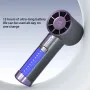 IPRee Portable Handheld Fan 1-100 Speeds Adjustable Turbo Mini Fan with LED Display Rechargeable Ice Cooling Metal Shell Personal Fan