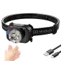 Smart Sensor Mini LED Headlamp Rechargeable Headlight Built-in Battery Led Headlamp Camping Fishing Flashlight