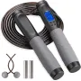 KALOAD Smart Electronic Counting Skipping Rope Adjustable Weight Length Jumping Rope for Home Gym Fitness Exercise