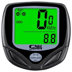 Sunding SD-546C Bike Computer Wireless Stopwatch Bicycle Speedometer Computers Bike Cycling Digital Odometer LCD Backlight