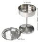 IPRee Percolator Coffee Pot Stainless Steel Camping Outdoor Stovetop Maker W/ Top Glass Knob 9 Cups Cold Brew Coffee Maker Coffeeware