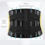 KALOAD Breathable Back Support Belt for Lower Back Pain Relief with 6 Stays for Men and Women Work Lumbar Support