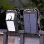 IPRee Multifunctional Solar Clip Light Outdoor Portable Waterproof Sensor Lamp Courtyard Garden Lamp Patio Home Camping Wall Lights