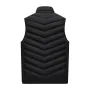 TENGOO HV-13 Electric Heated Vest - 13 Heating Areas Loose Fit for Unisex, USB Chargeable & Waterproof for Winter Outdoors