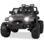 Kimbosmart 4WD 24V 7A Battery Powered Electric Kids Ride on Cars Dual 35W Motor 7.5 km/h Max Speed 2.4G Remote Control LED Lights Toy Car