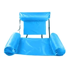 PVC Summer Floating Row Swimming Pool Floats Foldable Air Mattresses Bed Beach Water Sports Lounger float Chair Hammock Mat