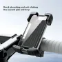 XANES YYS-443 Phone Holder 4.7\-6.8\ Adjustable Phone Clip Stand Shockproof Portable Bike Holder Phone Bracket for Bicycle Motorcycle