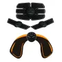 Bominfit EMS Smart Abdominal Muscle Stimulator 6 Modes EMS Training Arm Hip Exercise Belt for Home Gym Office Fitness