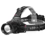 XHP70 30W LED White Blue Yellow Light USB Rechargeable Headlamp Ultra Light Bright LED Headlight Portable Front Head Light Fishing Flashlight with 18650 Battery