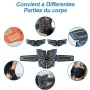EMS Muscle Stimulator Abdominal Shaping Belt Muscle Exercise Instrument Abdominal Muscle Patch Fitness Equipment for Men Women's Abdominal Arm Leg Home Office Exercise
