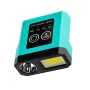 Bikight LED+COB Smart Sensor Mini lampada frontale portatile con ricarica USB e induzione, lampada da pesca, da corsa, con clip, impermeabile, da campeggio, da lavoro