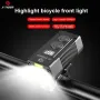 X-TIGER USB Rechargeable Bike Light, Super Bright 1800 Lumen Wide Angle View Bicycle Lights, Easy To Install Bike Front Lights, Bicycle Headlight Safety Flashlight
