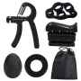 5 Pcs Hand Grip Strengthener Set Adjustable Hand Gripper Finger Rehabilitation Training Resistance Stress Relief Ball Fitness Exercise Tools