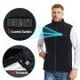 TENGOO HZ-13 13 Areas Heating Vest Zipper Adjustable Size 3-Gears Heated Jackets USB Electric Thermal Clothing Winter Warm Vest Outdoor Heat Coat Clothing