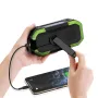 Portable Multifunctional Emergency Solar Hand Crank Radio 5000mAh Power Bank Cranker AM, FM, Compass, LED Flash Light Camping Radio Survival Kit Radio