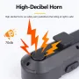 BIKIGHT 2 in 1 Wireless Remote Warning Turn Bike Taillight 5 Iighting Modes 70dB Loud Bell 1200mAh Battery Type-C Rechargeable Safe Smart Rear Light with Horn for Giant Samebike Ibis MTB Bike Night Cycling Riding