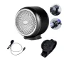 ESLNF 98 dB Mini Bicycle Horn Bluetooth 5.0 Speaker Waterproof Dustproof Aluminum Alloy Wire-controlled Warning Bell for Bike Motorcycle Riding Safety