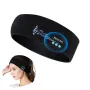 KALOAD Wireless Stereo Bluetooth V5.0 Headphones Headband Charging Removable Washable Sweat-absorbent Sports Bandana Music Knit Eye Mask