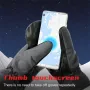 1Pair Outdoor Sports Waterproof Skiing Gloves Professional Thermal Warm Gloves Thick Windproof Snow Gloves Cycling Gloves
