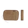 Outdoor Set Waterproof Storage Bag Stainless Steel Spoon Chopsticks Fork Camping Travel Picnic Canvas Bag