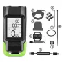 3 in 1 Bike Headlight 800Lm Brightness 3 Light Mode 4000mAh Battery IP65 Waterproof Horn Speedometer Bicycle Front Lights