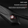 BENGGUO 1 Pair Bicycle Rearview Mirror 360° Rotation Anti-glare HD Wide Range Bike Handlebar Reflector Mirror for MTB Motorcycle E-bike