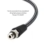 DIDEEP 15cm 65cm 80cm Diving High Pressure Regulator Hose Professional Carbon Fiber Woven Flexible Safe Scuba Diving High Pressure Hose