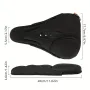 WEST BIKING Silicone High Elastic Bicycle Cushion Cover Breathable Soft Bike Seat Cushion with Rainproof Protection for Outdoor Riding