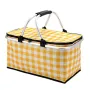 IPRee Folding Basket Picnic Basket Outdoor Handheld Basket Insulation Box Household Supermarket Shopping Storage Basket