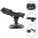 Fishing Rod Mount Rack Universal Rod Holder Angle Adjustment Universal Fishing Rod Rack, Plastic Lightweight Portable Wear Resistant Yacht Boat for Kayak Canoe