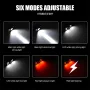 Mini Rechargeable LED Headlight Powerful Inductive Head Lamp White and Red Light Outdoor Camping Fishing Emergency Working Lamp
