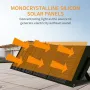 [US Direct] Poweronetek 100W Foldable Solar Panel Foldable 18V Conversion Waterproof Portable PV Panel For Power Sation Outdoor Charging Device TMB-SP100F