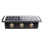 LED Solar Wall Light Outdoor Up and Down Garden Lamp for Home Porch Fence Stairs Wall Backyard Luminous Lighting
