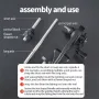 ZANLURE Fishing Reel Speed Ratio Winder Lightweight Labor-saving Antirust Spooler Line Winder Spinning Baitcasting Reel Fishing Tool