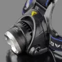 BIKIGHT 568D 650LM LED HeadLamp Waterproof 3 Modes Telescopic Zoom Rechargeable Running Camping Cycling Light