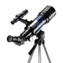 [US Direct] ESSLNB 15X-180X Astronomical Telescope 70mm Aperture Refractor Telescopes with Phone Adapter & Adjustable Tripod for Astronomy Beginners