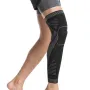 AOLIKES Long Leg Compression Sport Protective Sleeves Full Leg Sleeve Elestic Brace Knee Support Protect Basketball Football Knee Pain Relief