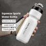 WEST BIKING 550ML Extrusion Bicycle Water Bottle Portable Lightweight Drop-resistant Leak-proof Sports Bike Kettle for MTB Outdoor Cycling