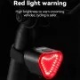 BENGGUO 500LM Bicycle Headlight Mini Portable Taillight Type-C Charging Waterproof Bike Light Set for MTB Outdoor Night Cycling Safety