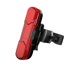 1 peça de luz de bicicleta recarregável USB COB LED MTB luz traseira de bicicleta luz de aviso de segurança para ciclismo lâmpada traseira acessórios para bicicleta