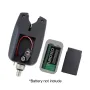 ZANLURE Fishing Alarm Kit 3PCS Water Resistant Blue LED Swinger Bite Alarm Set for Fishing