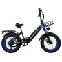 [USA Direct] BAOLUJIE DP-2003 48V 12AH 500W 20*4.0inch Electric Bicycle 30-40KM Max Mileage 120KG Payload Electric Bike