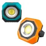 Outdoor Magnetic Camping Lamp Rechargeable Flashlight Solar Absorption Cob Usb Portable Multifunctional Wide-Angle Work Light