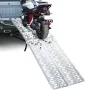 Dốc tải nhôm Sefzone tải trọng 1500lbs 12\ WX 90\, Dốc xe máy, xe tải, xe kéo ATV, máy cắt cỏ, ô tô, có thể gấp lại hạng nặng